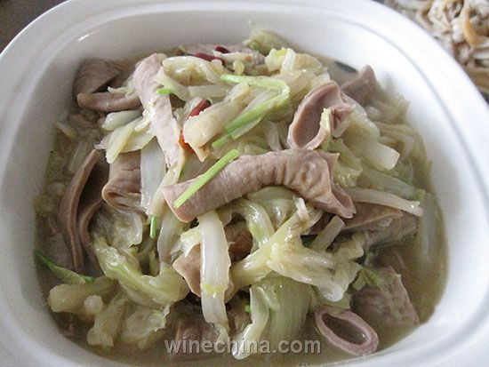 白菜炖驴肠