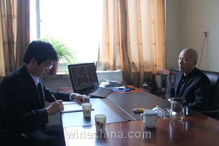 总经理朱和平接受本网记者采访