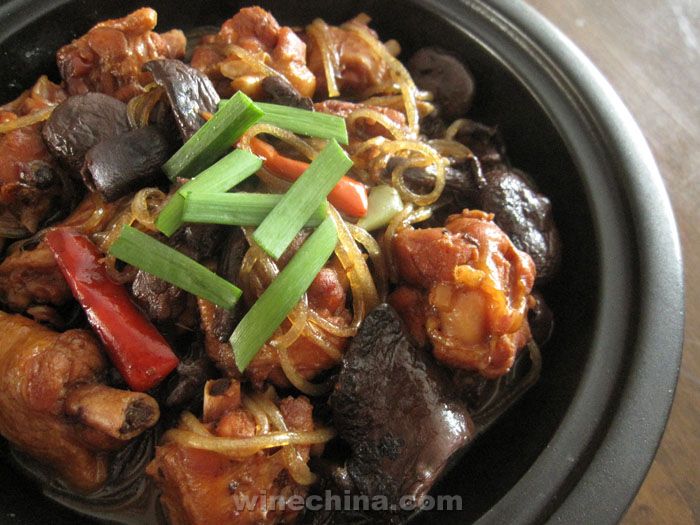 之味菜谱(94):盛唐·天宝西拉高级干红葡萄酒2009配小鸡炖蘑菇