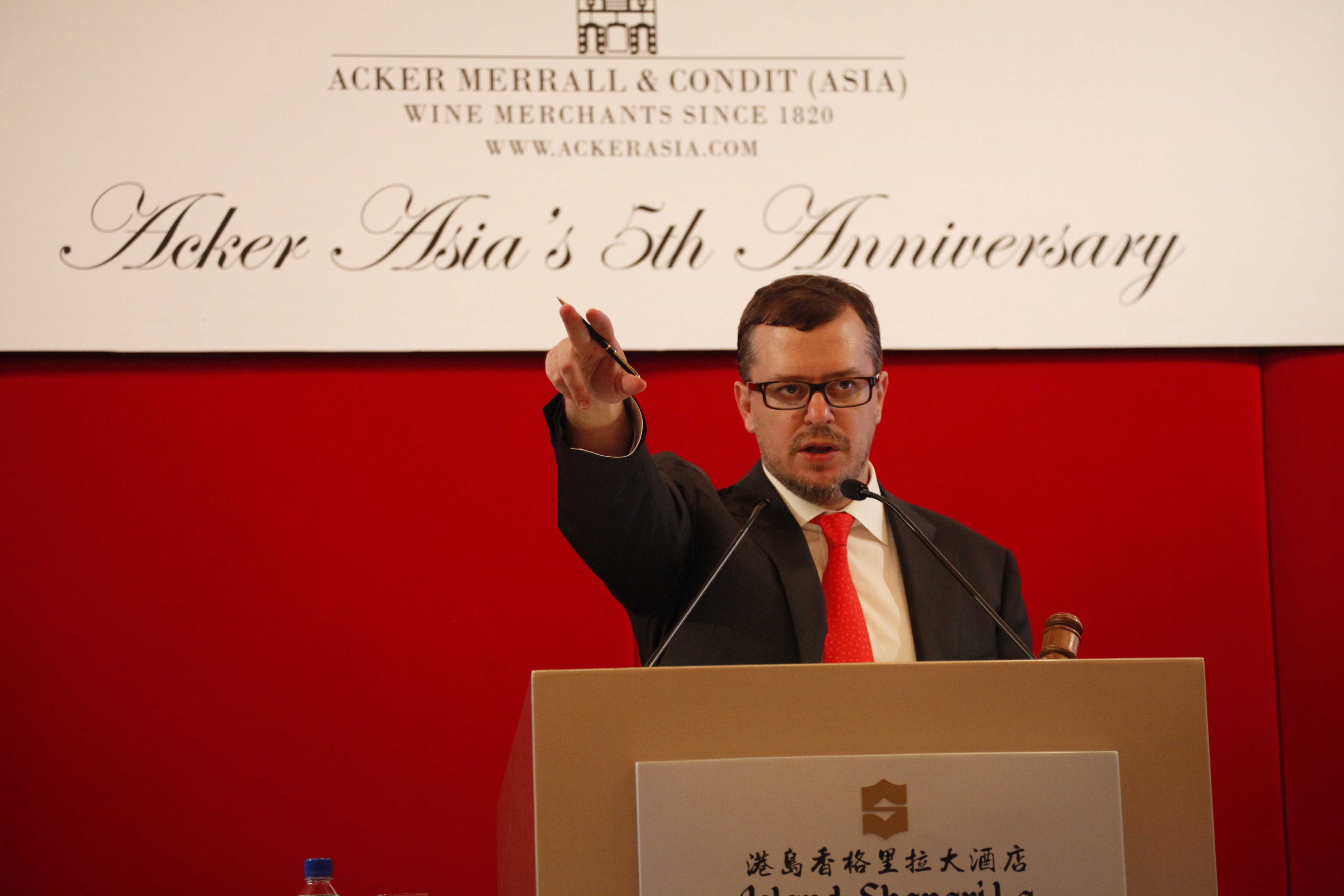 ACKER亚洲区业务五周年名酒拍卖会 成交额逾4，500万港元