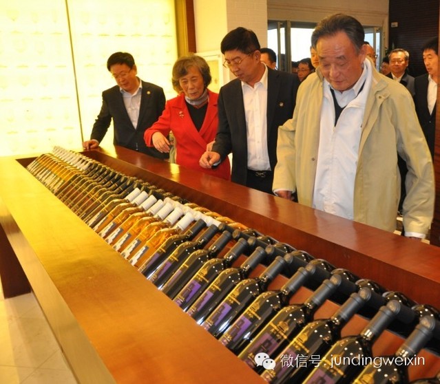 吴邦国莅临中粮君顶视察工作