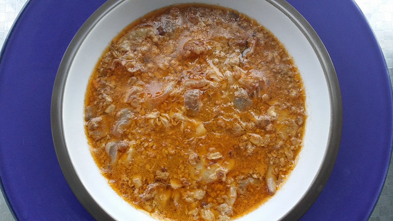 之味菜谱(199):坤爵庄园典藏赤霞珠干红葡萄酒2009配香浓鱼杂酱