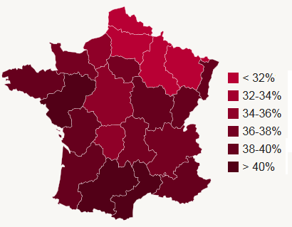 Who are Frances biggest wine drinkers?