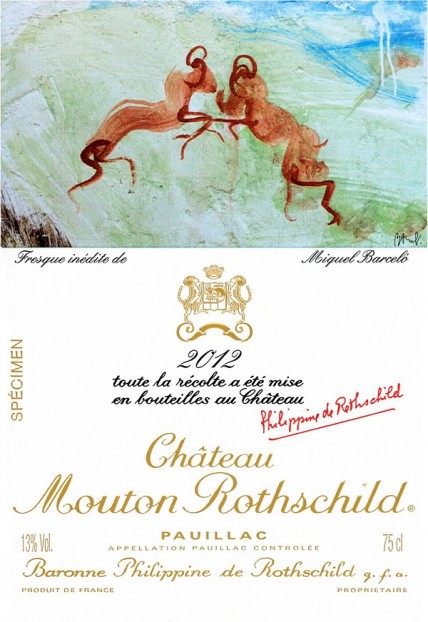 Mouton unveils Catalan artist label for 2012 vintage