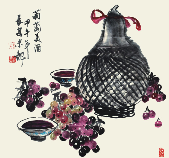 【葡萄酒与艺术】紫气东来看米龙的葡萄世界