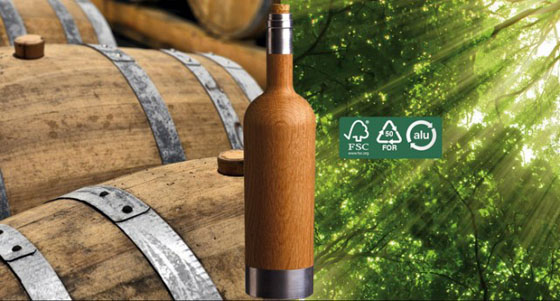 Barrel Ageing'Oak Wine Bottle to Launch