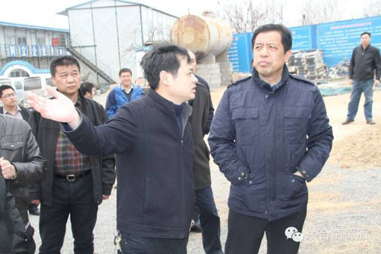 秦皇岛市副市长冯志永到茅台葡萄酒公司调研
