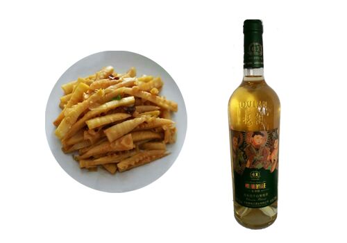 Wine & Dine (216) Loulan Wines Pairs Fresh Spring Bamboo Shoots