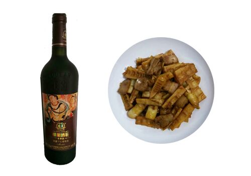 Wine & Dine (216) Loulan Wines Pairs Fresh Spring Bamboo Shoots