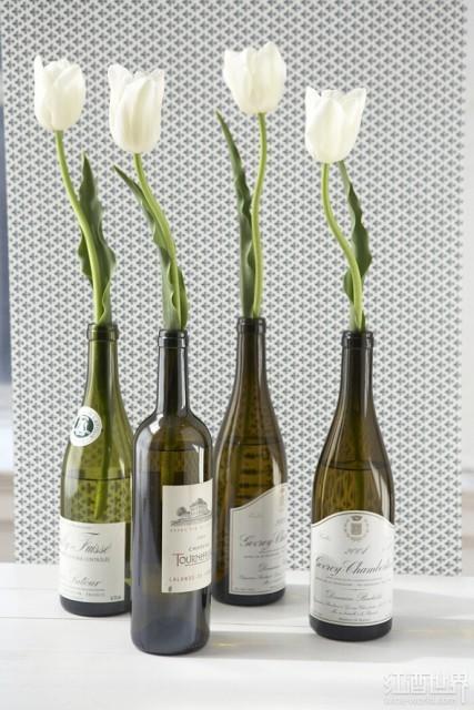 别扔掉葡萄酒瓶:11个创意妙用
