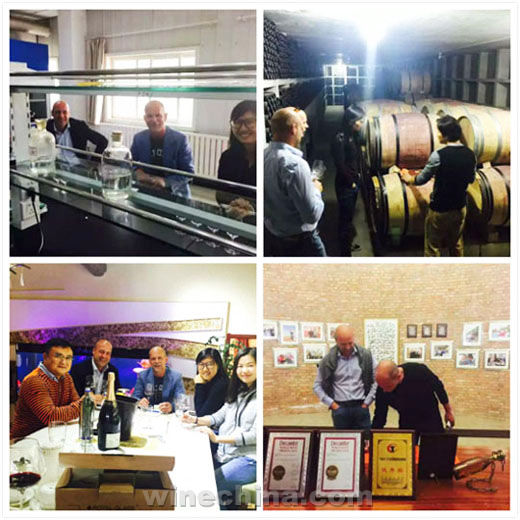 Wine Merchants from Netherlands Paid Visit to China