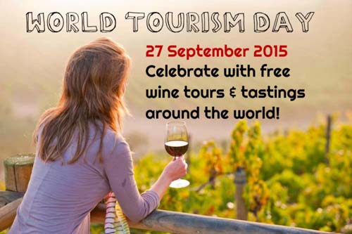 Visit Wineries For Free on World Tourism Day