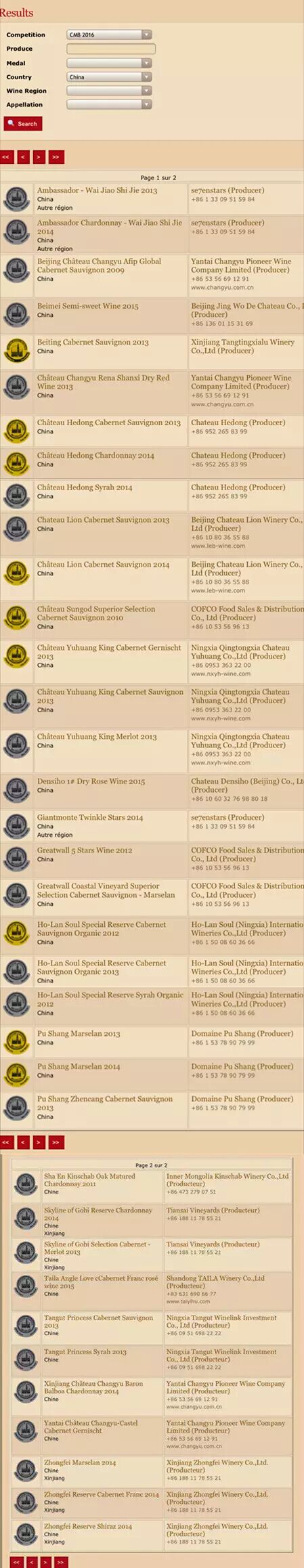 中国葡萄酒在布鲁塞尔国际葡萄酒大赛斩获多项大奖！