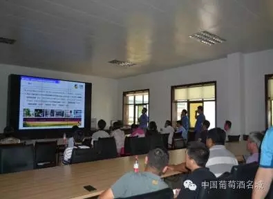 西北农林科技大学葡萄酒学院考察团来蓬考察调研