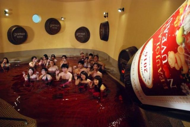 Japan Celebrates Beaujolais Nouveau With 'Hot Spring'