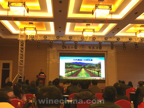 蓬莱市举办酿酒葡萄春季管理技术培训会暨省农科院农业科技创新工作任务推进会
