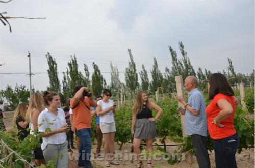 The 29th Class of OIV MSc Visited Helan Mountain Region 